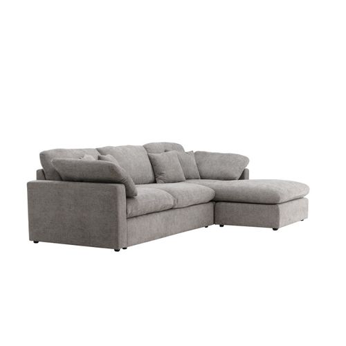 Canapé D'angle Réversible "amalfi" 297cm Gris