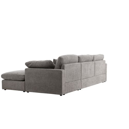 Canapé D'angle Réversible "amalfi" 297cm Gris