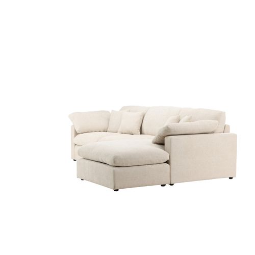 Canapé D'angle Réversible "amalfi" 297cm Beige