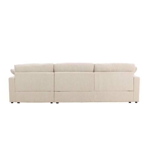 Canapé D'angle Réversible "amalfi" 297cm Beige