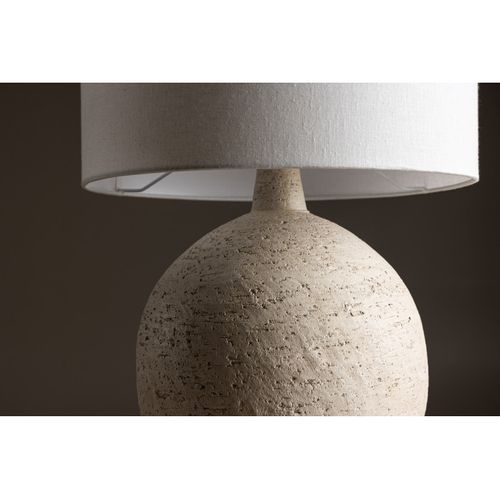 Lampe à Poser En Terre Cuite "tjorn" 60cm Blanc