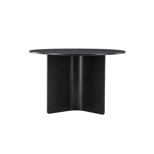 Table à Manger Ronde "tyreso" 120cm Noir