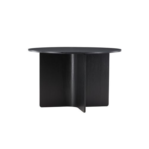 Table à Manger Ronde "tyreso" 120cm Noir