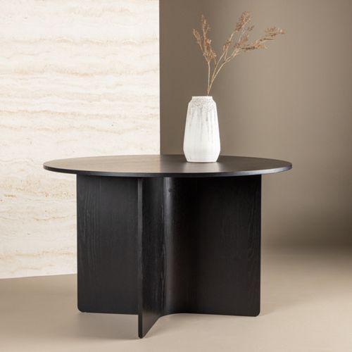 Table à Manger Ronde "tyreso" 120cm Noir