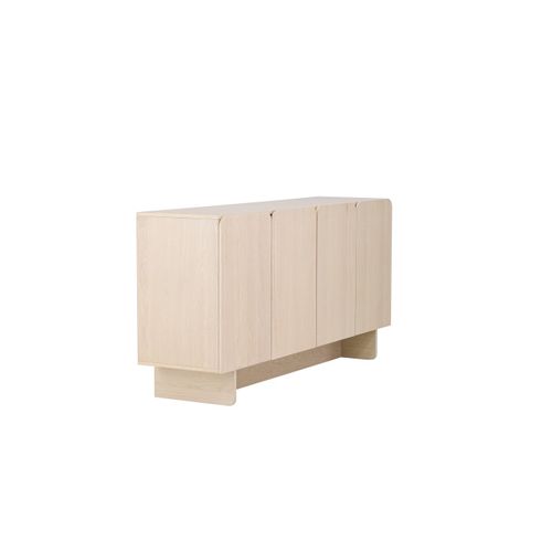 Buffet Design 4 Portes "tyreso" 160cm Naturel