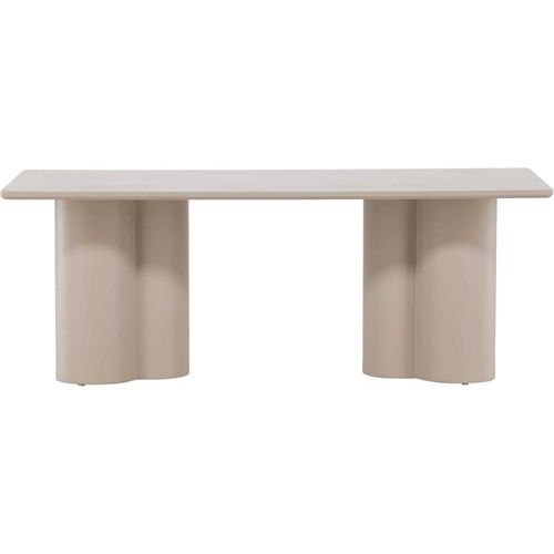 Table Basse Beige Olivia Rectangulaire : 120 X 60 Cm