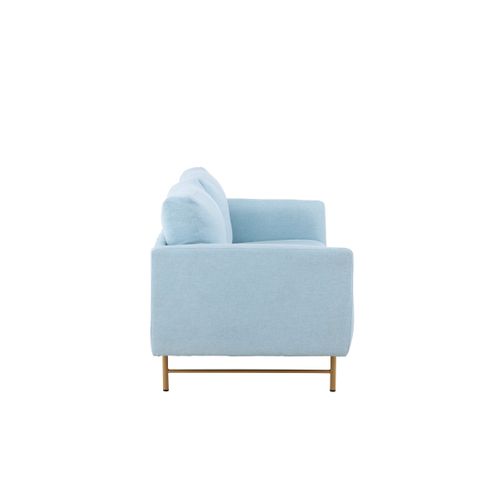 Canapé 3 Places Design "sky" 198cm Bleu Clair