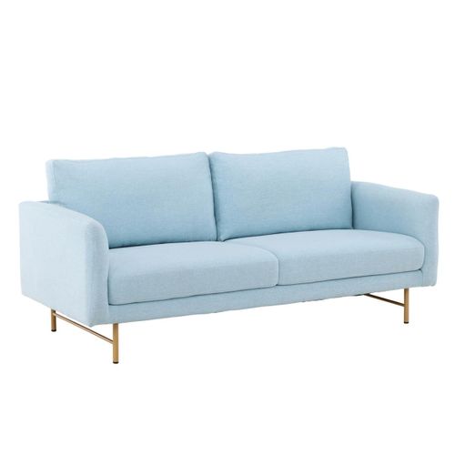 Canapé 3 Places Design "sky" 198cm Bleu Clair