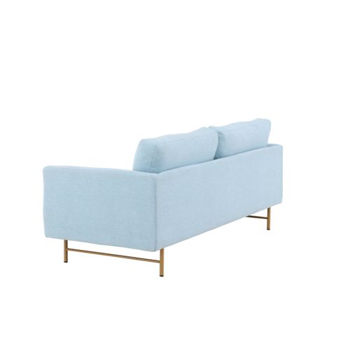 Canapé 3 Places Design "sky" 198cm Bleu Clair