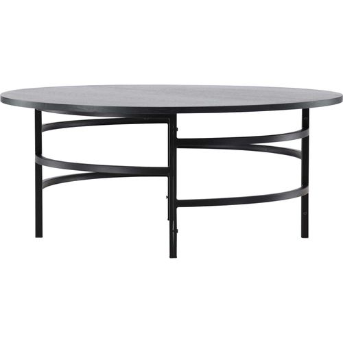Table Basse Ronde ?100x42,5 Cm Copenhagen Noir