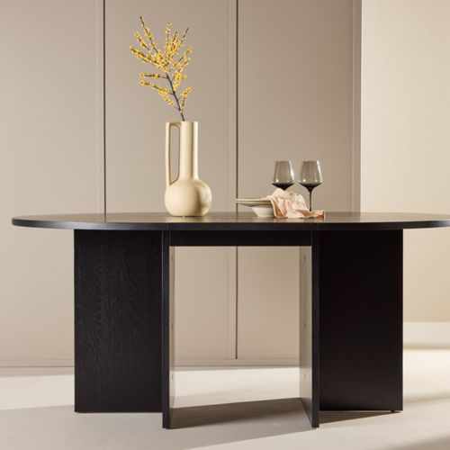 Table De Repas Extensible Strada Noir