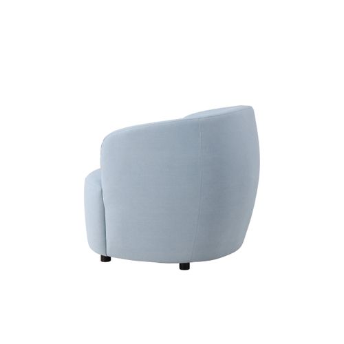 Fauteuil En Tissus Bleu Bobbo