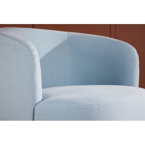 Fauteuil En Tissus Bleu Bobbo