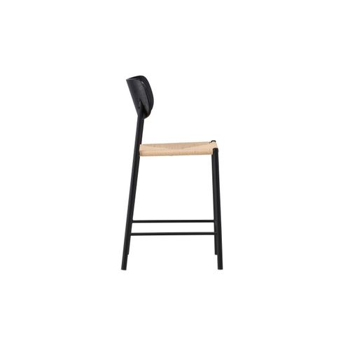 Chaise De Bar Design "polly" 101cm Noir