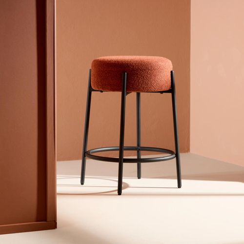 Tabouret De Bar Bouclette "tucson" 60cm Rouge
