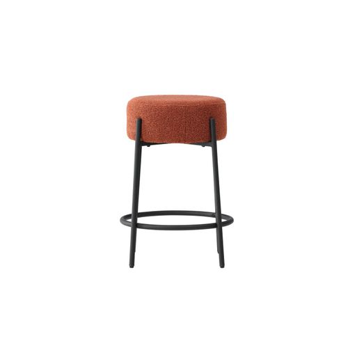 Tabouret De Bar Bouclette "tucson" 60cm Rouge