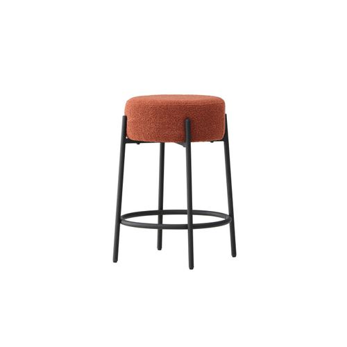 Tabouret De Bar Bouclette "tucson" 60cm Rouge