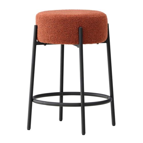 Tabouret De Bar Bouclette "tucson" 60cm Rouge