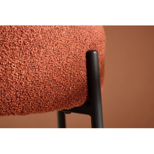 Tabouret De Bar Bouclette "tucson" 60cm Rouge