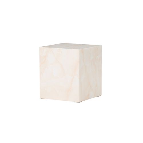 Table D'appoint Design "york" 45cm Jaune Clair