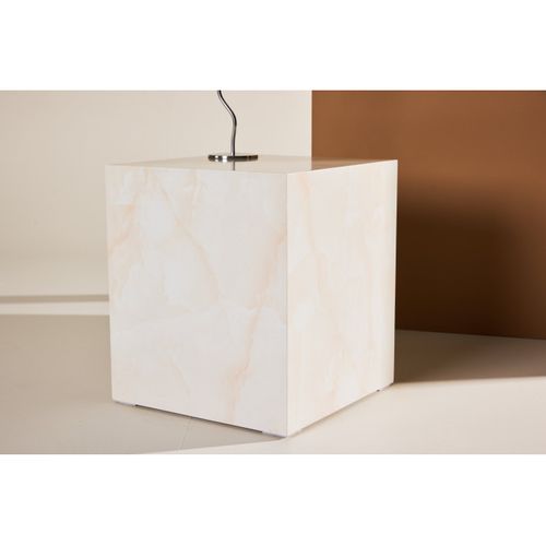 Table D'appoint Design "york" 45cm Jaune Clair