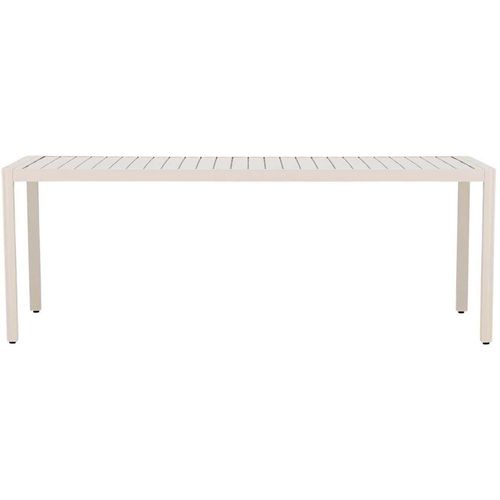 Table Extérieure En Aluminium 200 X 90 X 72 Cm Giardini Beige
