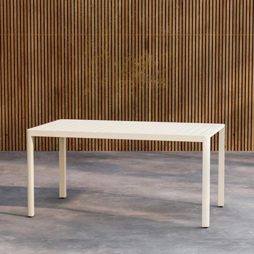 Table Extérieure En Aluminium 150 X 85 X 72 Cm Giardini Beige