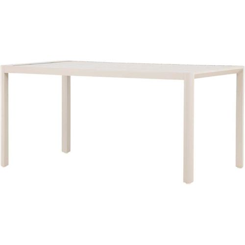 Table Extérieure En Aluminium 150 X 85 X 72 Cm Giardini Beige