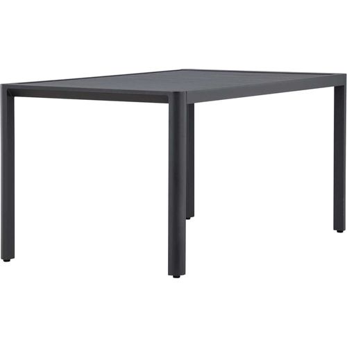 Table Extérieure En Aluminium 150 X 85 X 72 Cm Giardini Noir