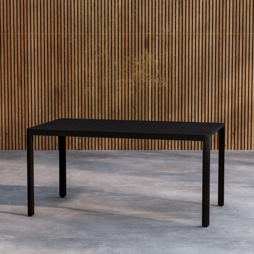 Table Extérieure En Aluminium 150 X 85 X 72 Cm Giardini Noir