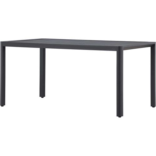 Table Extérieure En Aluminium 150 X 85 X 72 Cm Giardini Noir