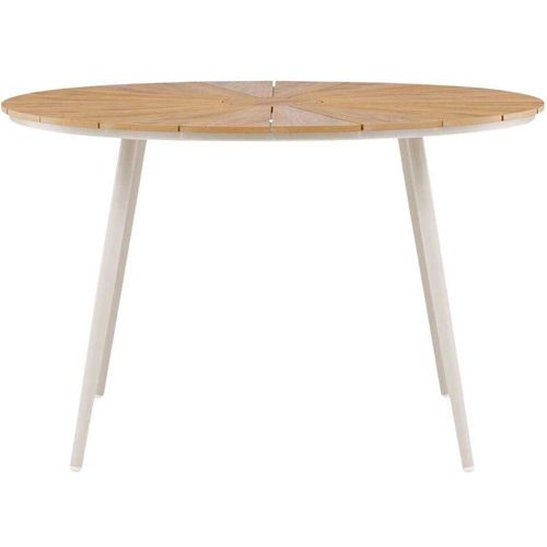 Table De Repas Extérieure 120 Cm San Vito Beige