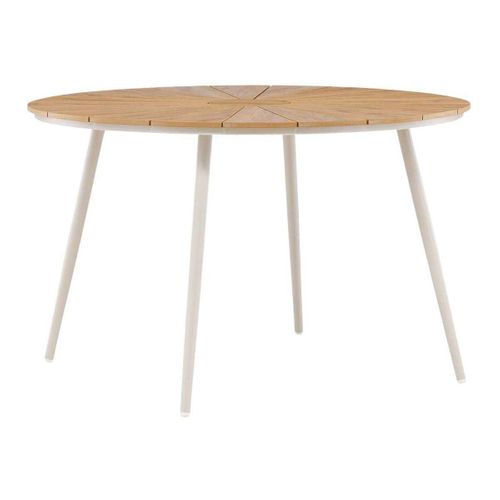 Table De Repas Extérieure 120 Cm San Vito Beige