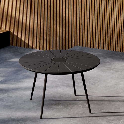 Table De Repas Extérieure 120 Cm San Vito Noir