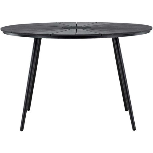 Table De Repas Extérieure 120 Cm San Vito Noir