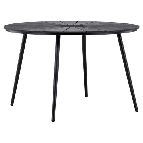 Table De Repas Extérieure 120 Cm San Vito Noir