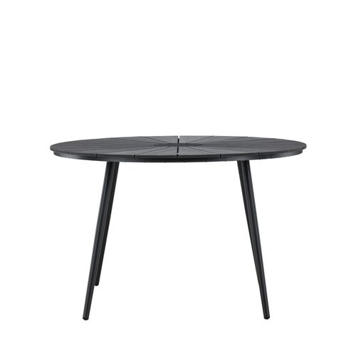 Table De Repas Extérieure 120 Cm San Vito Noir