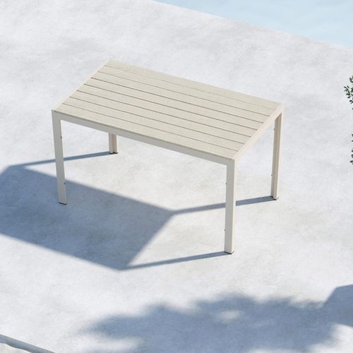 Table De Jardin "mirko" 140cm Beige