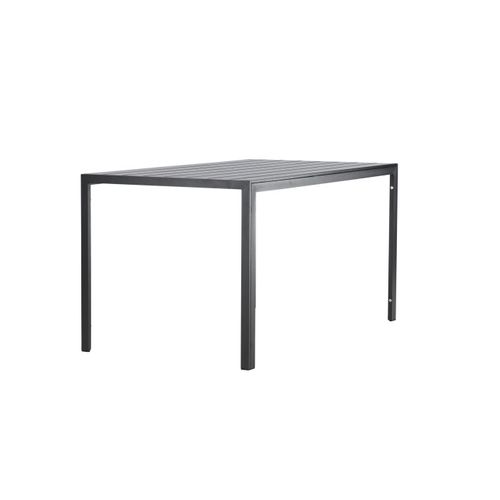 Table De Jardin "mirko" 140cm Noir