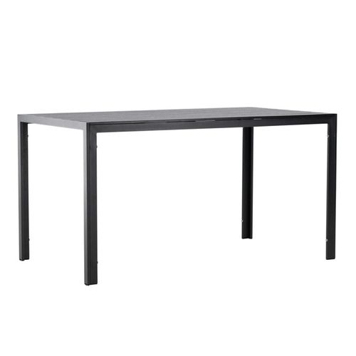 Table De Jardin "mirko" 140cm Noir