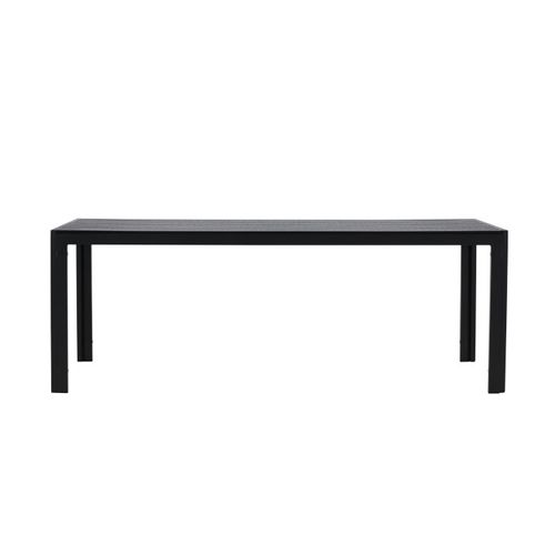 Table De Jardin "mirko" 205cm Noir