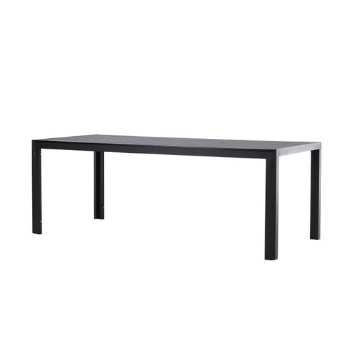 Table De Jardin "mirko" 205cm Noir