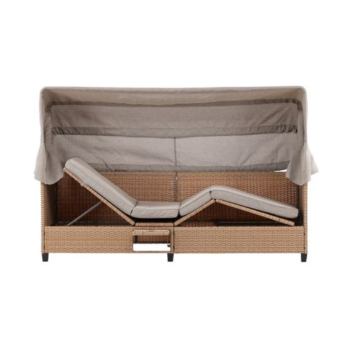 Canapé De Jardin Avec Toit "nopy" 200cm Beige