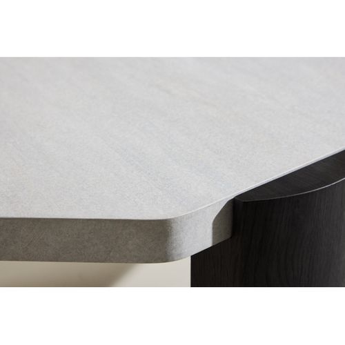 Table Basse 125 X 71 Cm Kres Gris, Marron