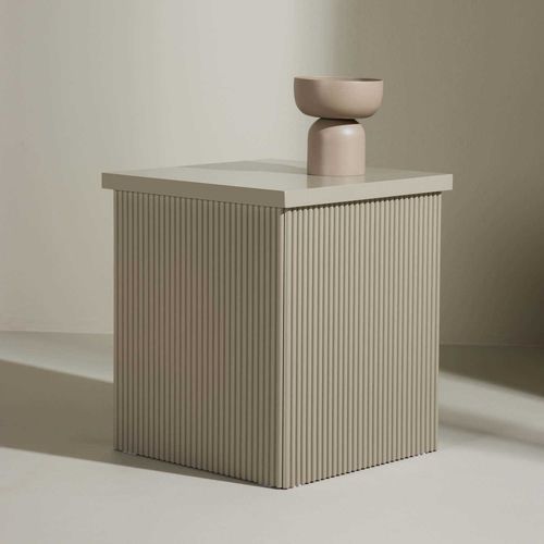 Table Basse Beige Lenox 40 X 40 X 45 Cm