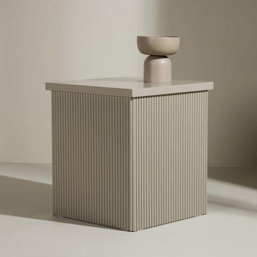 Table Basse Beige Lenox 40 X 40 X 45 Cm