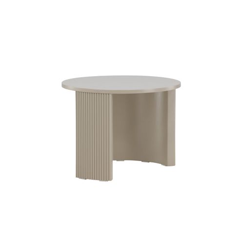 Table Basse Ronde Ø60 Cm Bristol Beige