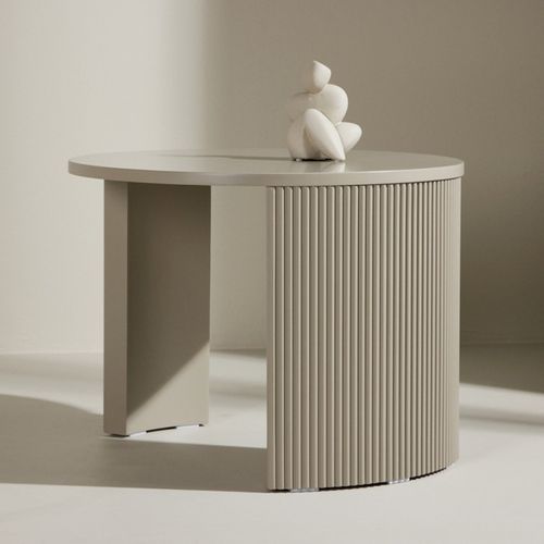 Table Basse Ronde Ø60 Cm Bristol Beige