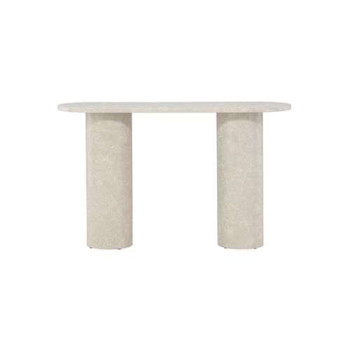 Console Effet Marbre "narvik" 130cm Beige