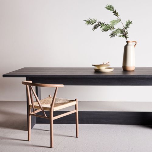 Table à Manger Design "milly" 235cm Noir